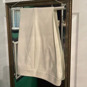 Talbots size 12P Winter White slacks.
